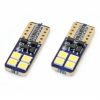 AMIO CANBUS 8SMD 2835 T10e (W5W) alb 12V/24V bec cu led