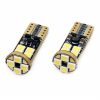 AMIO CANBUS 12SMD 2835 T10e (W5W) alb 12V/24V bec cu led