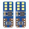 AMIO CANBUS 12SMD UltraBright 2016 T10e (W5W) alb 12V/24V bec cu led