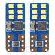 AMIO CANBUS 12SMD UltraBright 2016 T10e (W5W) alb 12V/24V bec cu led