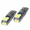 AMIO CANBUS 10SMD 3030 T10 W5W alb 12V/24V bec cu led