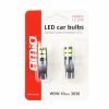 AMIO CANBUS 10SMD 3030 T10 W5W alb 12V/24V bec cu led