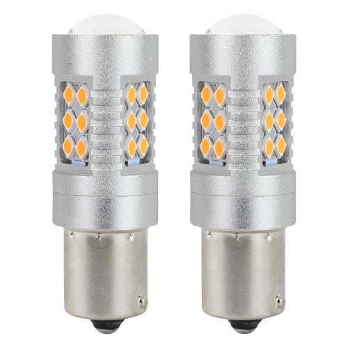 AMIO BAU15S PY21W 24SMD narancs bec cu LED