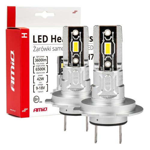 AMIO H7 H-mini bec cu LED