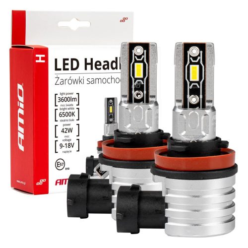 AMIO H8/H9/H11 H-mini bec cu LED