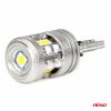 AMIO STANDARD T10 W5W 6x3020 + 1x3030 SMD alb 12V/24V bec cu led