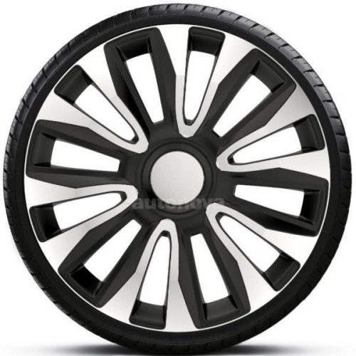 Capace roti auto Avalon Silver-Black de 13 inch (4 bucăți)