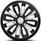 Capace roti auto Avalon Silver-Black de 13 inch (4 bucăți)