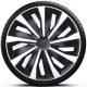 Capace roti auto Grip Silver-Black de 13 inch (4 bucăți)