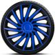 Capace roti auto Kendo Blue Black de 13 inch (4 bucăți)