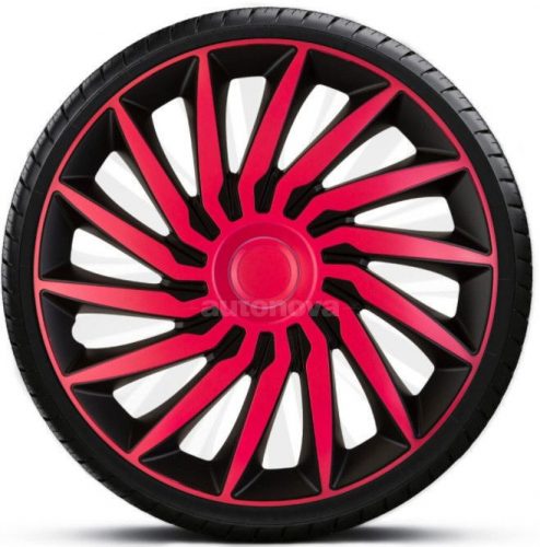 Capace roti auto Kendo Pink Black de 13 inch (4 bucăți)