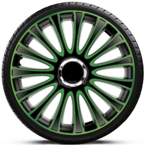 Capace roti auto Lemans Pro Green-Black de 13 inch (4 bucăți)