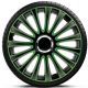 Capace roti auto Lemans Pro Green-Black de 13 inch (4 bucăți)