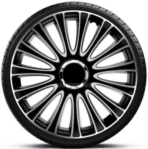 Capace roti auto Lemans Pro Silver-Black de 13 inch (4 bucăți)