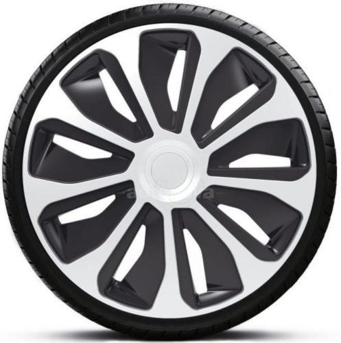 Capace roti auto Platin Silver-Black de 13 inch (4 bucăți)