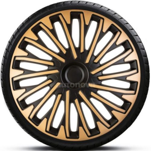 Capace roti auto Soho Gold Black de 13 inch (4 bucăți)