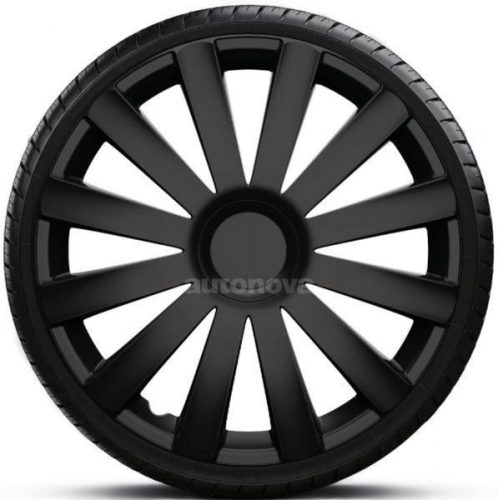 Capace roti auto Spyder Black de 13 inch (4 bucăți)