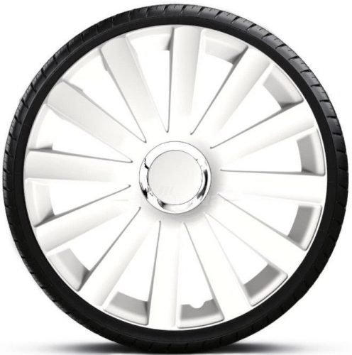 Capace roti auto Spyder Pro White de 13 inch (4 bucăți)