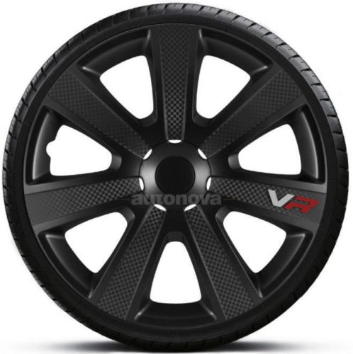 Capace roti auto Vr Carbon Black de 13 inch (4 bucăți)