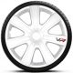 Capace roti auto Vr Carbon White de 13 inch (4 bucăți)