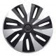 Capace decorative de 15 inch Orion Van Silver-Black (set de 4 bucăți) (Pentru vehicule comerciale)