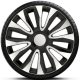 Capace roti auto Avalon Silver-Black de 16 inch (4 bucăți)