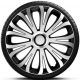 Capace roti auto Avera Silver-Black de 16 inch (4 bucăți)