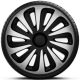 Capace roti auto Caliber Carbon Silver-Black de 16 inch (4 bucăți)