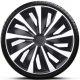 Capace roti auto Grip Silver-Black de 16 inch (4 bucăți)