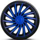 Capace roti auto Kendo Blue Black de 16 inch (4 bucăți)