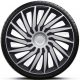 Capace roti auto Kendo Silver-Black de 16 inch (4 bucăți)