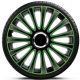 Capace roti auto Lemans Pro Green-Black de 16 inch (4 bucăți)