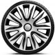 Capace roti auto Nardo Silver-Black de 16 inch (4 bucăți)