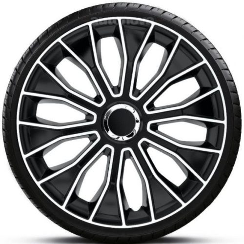 Capace roti auto Voltec Pro White-Black de 16 inch (4 bucăți)