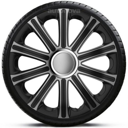 Capace roti auto Modena Black-Silver de 13 inch (4 bucăți)