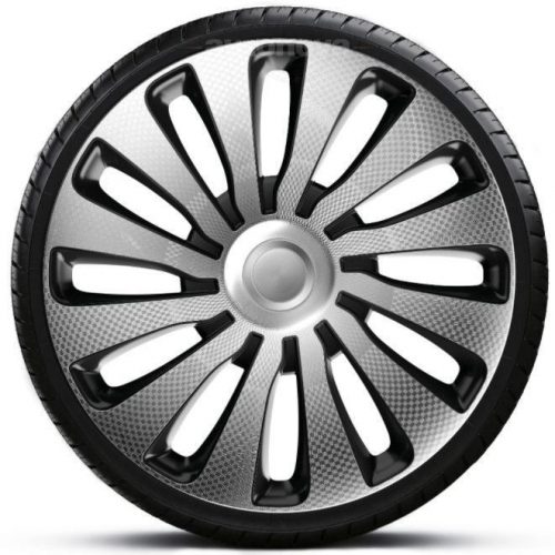 Capace roti auto Sepang Carbon Silver- Black de 13 inch (4 bucăți)