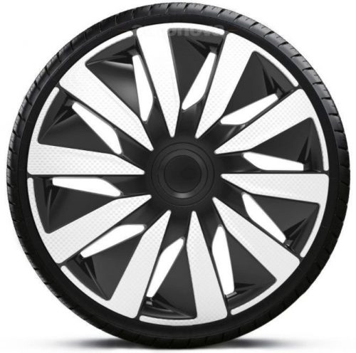 Capace roti auto Lazio Carbon Silver Black de 13 inch (4 bucăți)