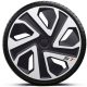 Capace roti auto St Silver-Black de 13 inch (4 bucăți)