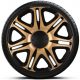 Capace roti auto Nascar Gold Black de 13 inch (4 bucăți)