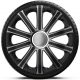 Capace roti auto Modena Black-Silver de 16 inch (4 bucăți)