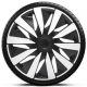 Capace roti auto Lazio Carbon Silver-Black de 16 inch (4 bucăți)