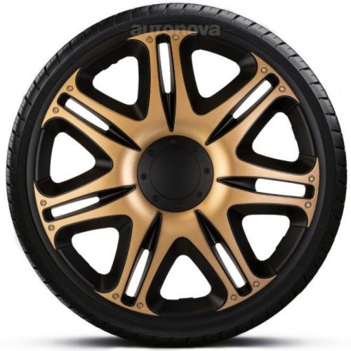 Capace roti auto Nascar Gold Black de 16 inch (4 bucăți)