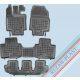 Toyota Highlander (XU70) (2019-) Set de covoare de cauciuc Rezaw-Plast pentru 7 pasageri pentru transport înalt (Rezaw-Plast Rubber Carpet Set)